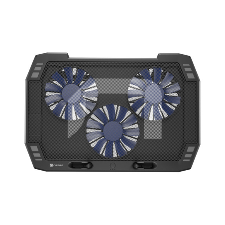 support ventilé noir pour ordinateur