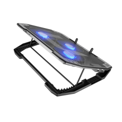 Natec Oriole Base de Refroidissement PC 17,3" 3 Ventilateurs Noir