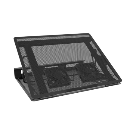 support ventilé noir pour ordinateur