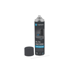 Natec Raccoon 600 ml air comprimé noir avec tube de précision
