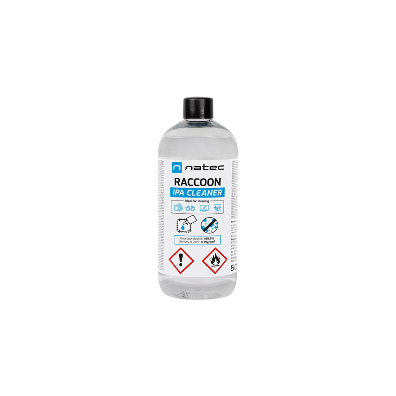 Alcool isopropylique 99,8% Natec Raccoon IPA 500ml blanc Alcool isopropylique 99,8% Natec Raccoon IPA 500ml blanc