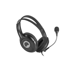 Natec Bear 2 — casque avec micro et prise jack 3,5 mm, noir