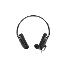 casque noir micro filaire Natec