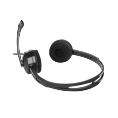 Natec Canary Go casque avec micro, prise jack 3,5 mm, noir
