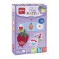 Apli Puzzle Origine des Aliments - 36 Pièces de 7x7 cm - Carton 2mm avec Finition Brillante - Développe Compétences et Estime