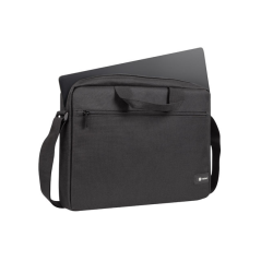 mallette noire avec souris ergonomique