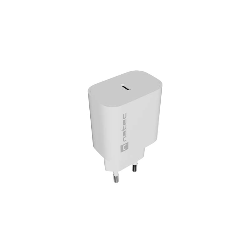 Natec Ribera Chargeur Mural 20W USB-C Blanc Natec Ribera Chargeur Mural 20W USB-C Blanc