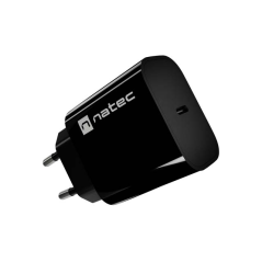 chargeur mural noir USB-C