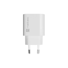 Natec Ribera Chargeur mural 20 W USB-A USB-C blanc