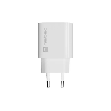 Natec Ribera Chargeur mural 20 W USB-A USB-C blanc