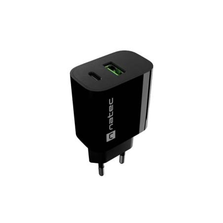 Chargeur mural gris deux ports