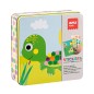Apli Kids Jeux Gommes Animaux - 16 Feuilles à Remplir de Gommes - 8 Feuilles Gommes Amovibles - Haute Valeur Pédagogique