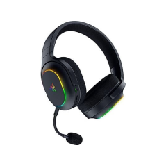 casque de jeu noir avec microphone détachable