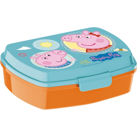 boîte à sandwich orange Peppa Pig