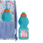 Bouteille Peppa Pig 400 ml bleu avec bouchon anti-goutte Bouteille Peppa Pig 400 ml bleu avec bouchon anti-goutte