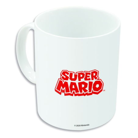Mug céramique Super Mario Safta 325 ml blanc