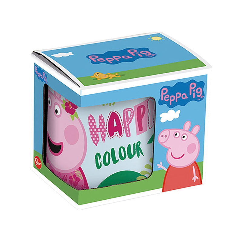 Mug céramique Peppa Pig 325 ml multicolore lave-vaisselle