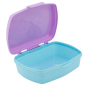 Boîte à sandwich rectangulaire Gabby's Dollhouse bleue en PVC