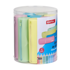 étuis silicone ronds couleurs assorties