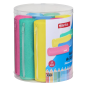 Safta lot de 8 étuis silicone ronds couleurs assorties