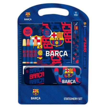 trousse en métal FC Barcelone rouge