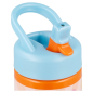 Bouteille Peppa Pig 410 ml avec paille intégrée multicolore Bouteille Peppa Pig 410 ml avec paille intégrée multicolore