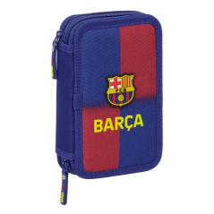 Trousse Barcelone rouge bleu compartiments