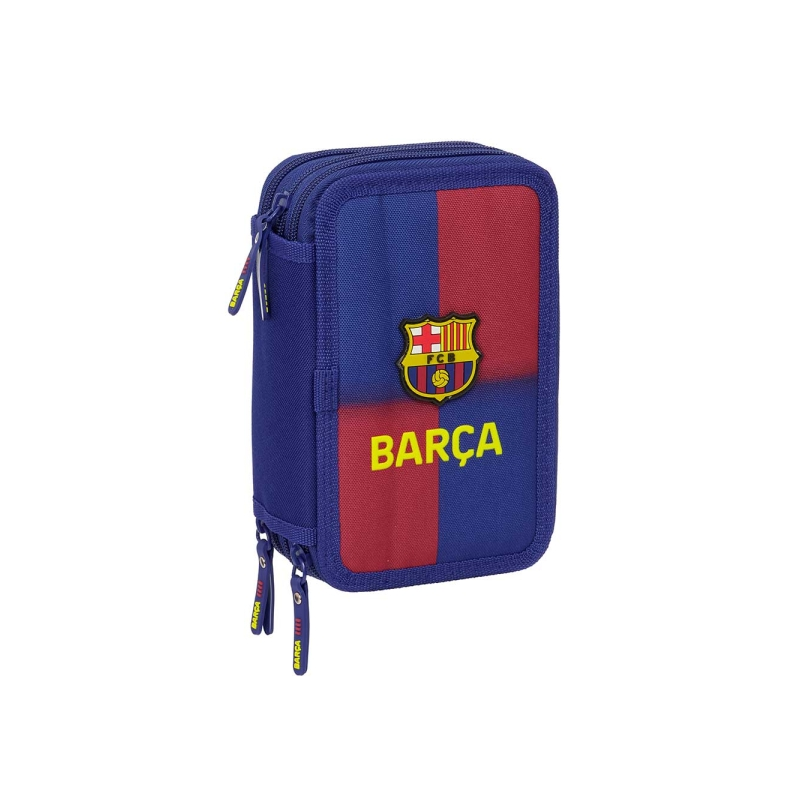 Trousse FC Barcelone 37 pièces 3 compartiments rouge bleu Trousse FC Barcelone 37 pièces 3 compartiments rouge bleu