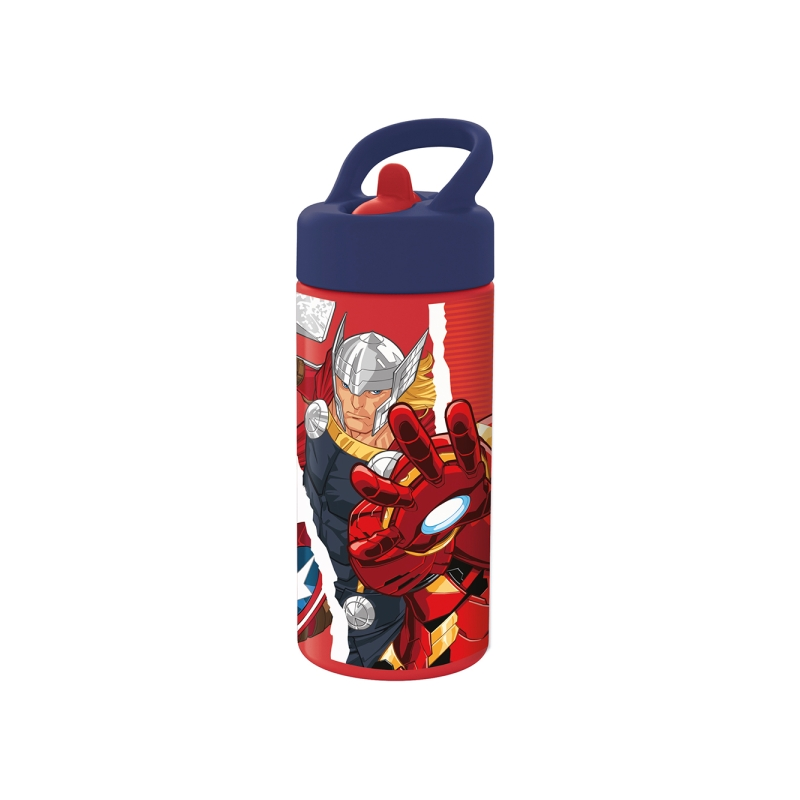 Gourde Avengers Infinity 410 ml rouge avec bouchon à vis