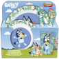 Service de table enfant Bluey PVC sans BPA bleu Service de table enfant Bluey PVC sans BPA bleu