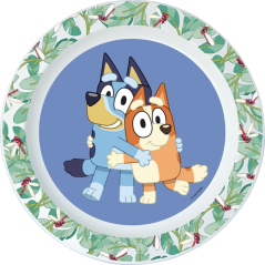 Service de table enfant Bluey PVC sans BPA bleu