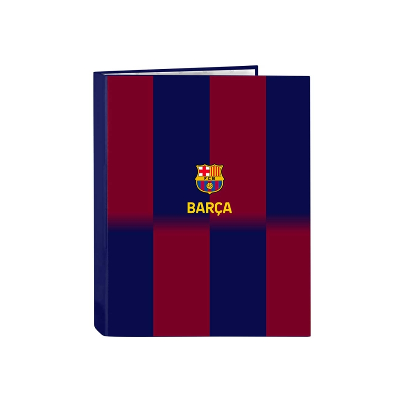 Classeur 4 anneaux FC Barcelone folio rouge et bleu 40 mm