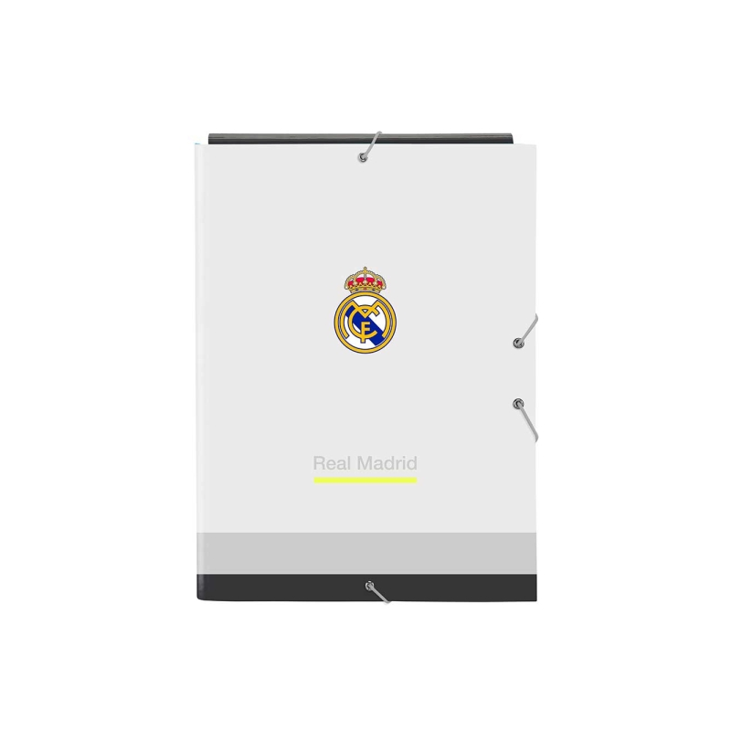 Classeur à 3 rabats Real Madrid noir/blanc 26 x 33,5 cm Classeur à 3 rabats Real Madrid noir/blanc 26 x 33,5 cm