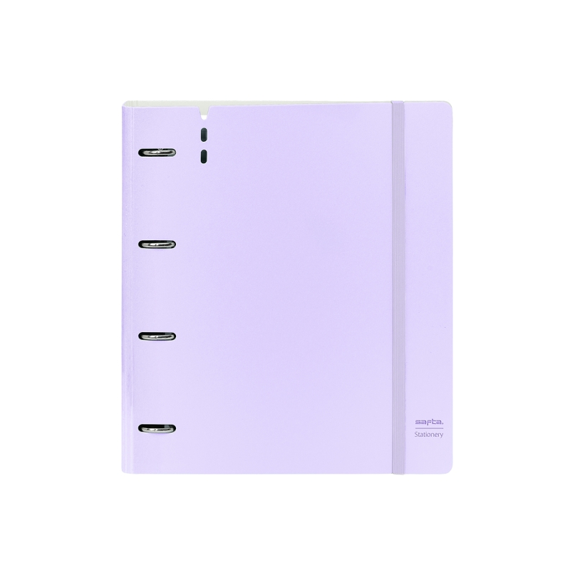 Classeur 4 anneaux Safta A4 35 mm lavande