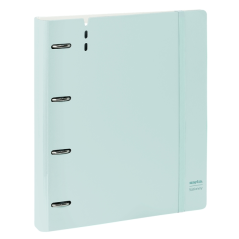 classeur bleu clair quatre anneaux