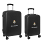 Lot de 2 valises rigides Real Madrid 20" et 24" noires