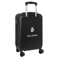 Valise cabine rigide à roulettes Real Madrid 20" noir