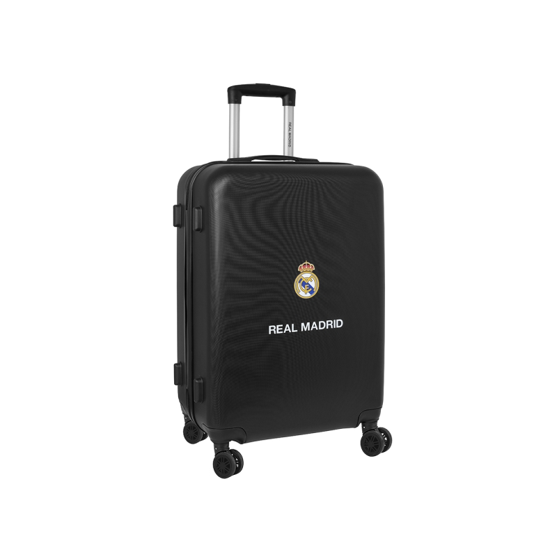 Valise rigide à roulettes Real Madrid 24" noire