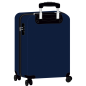 Valise à roulettes FC Barcelone 20" bleu marine 4 roues