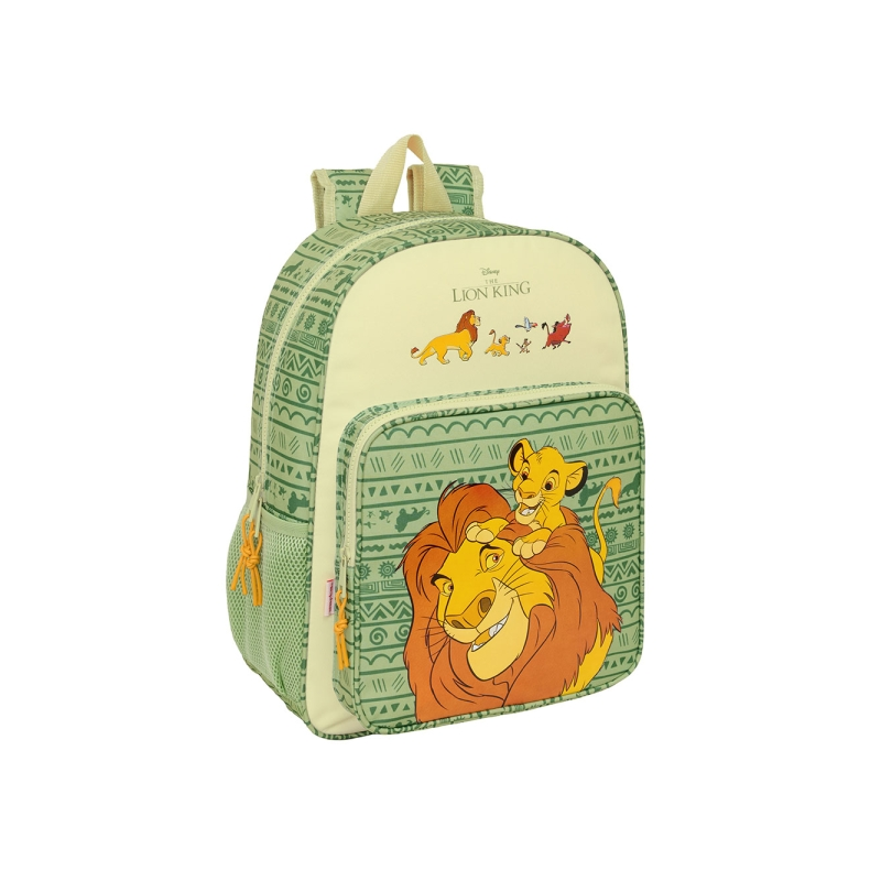 Sac à dos Le Roi Lion Mufasa vert 33x42x14 cm compatible trolley Sac à dos Le Roi Lion Mufasa vert 33x42x14 cm compatible trolley