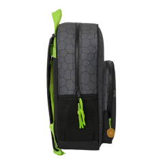 Sac à dos enfant Tortues Ninja noir compatible chariots 33x42 cm