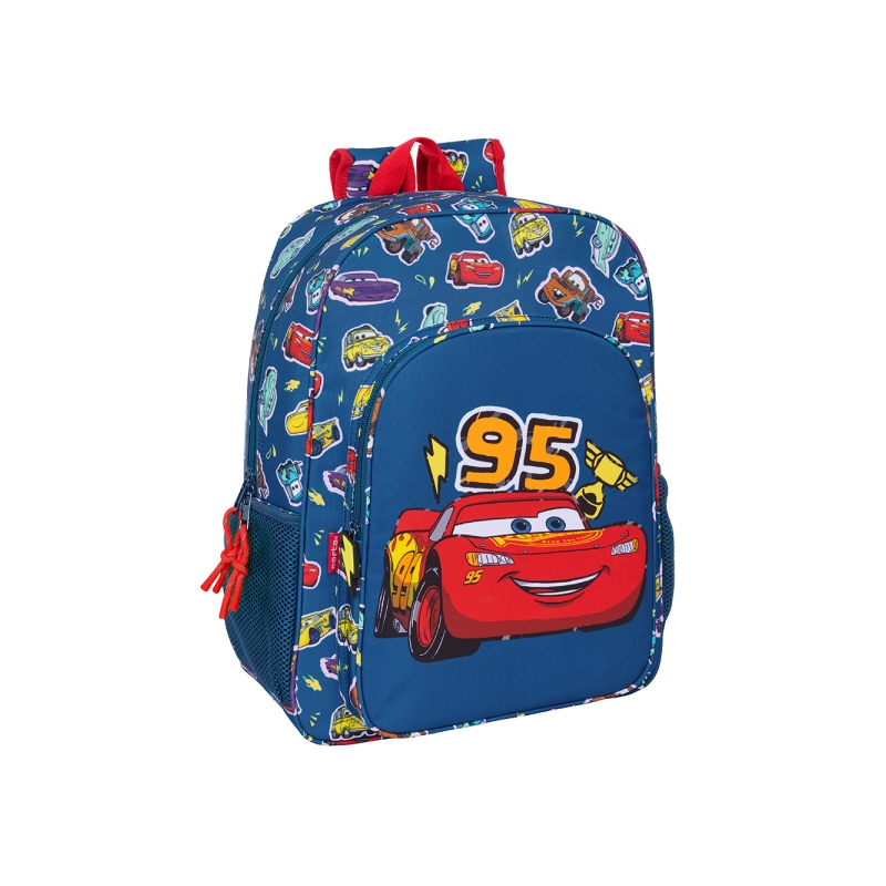 Sac à dos Safta Cars Racing bleu 33x42x14 cm adaptable chariot Sac à dos Safta Cars Racing bleu 33x42x14 cm adaptable chariot