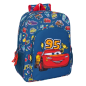 Sac à dos Safta Cars Racing bleu 33x42x14 cm adaptable chariot Sac à dos Safta Cars Racing bleu 33x42x14 cm adaptable chariot