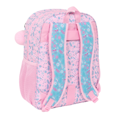 poignée de sac à dos rose
