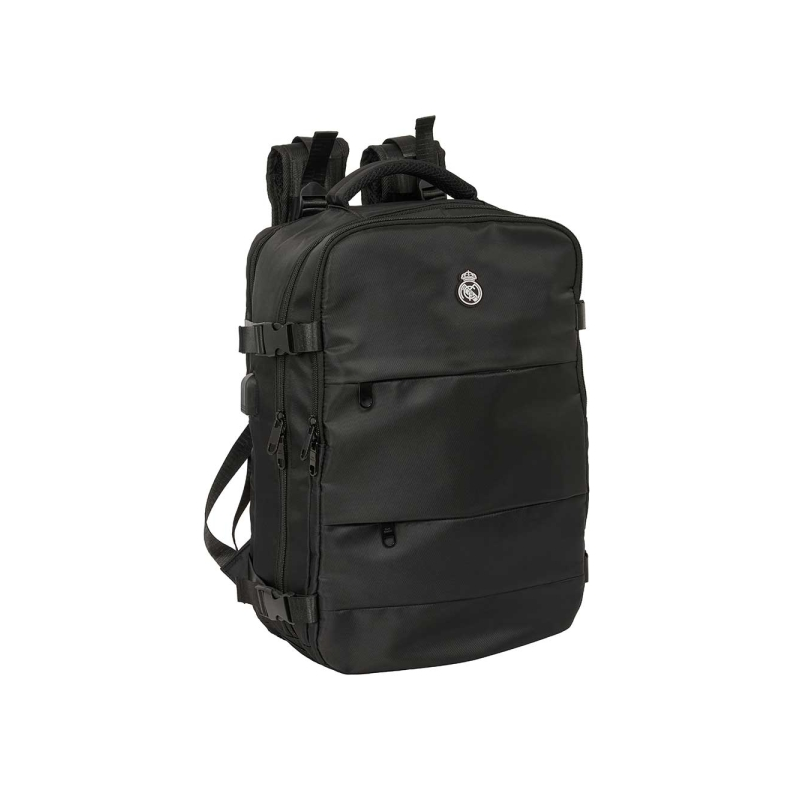 Sac à dos cabine Real Madrid 23,1L noir USB PC 15,6 pouces