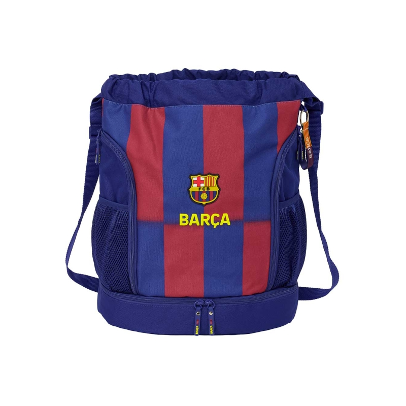 Sac à dos FC Barcelone 21,93L rouge bleu poches zippées Sac à dos FC Barcelone 21,93L rouge bleu poches zippées