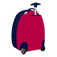 Valise à roulettes enfant FCBarcelona 16" rigide 27,7L rouge bleu