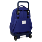 Sac à dos trolley compact Real Madrid rouge et bleu Safta