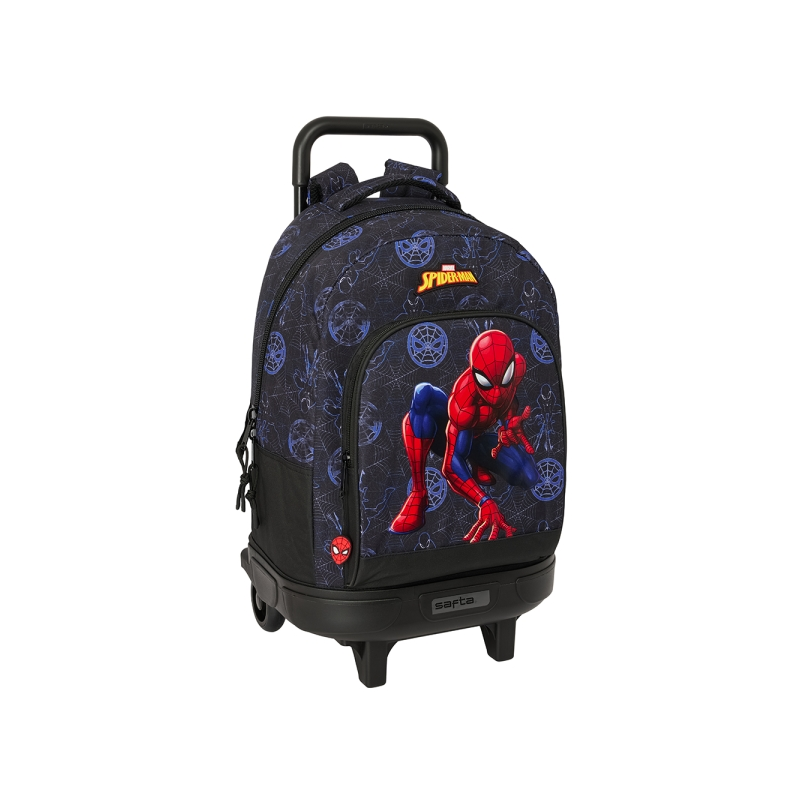 Sac à dos Spider-Man Attack avec trolley intégré noir Sac à dos Spider-Man Attack avec trolley intégré noir