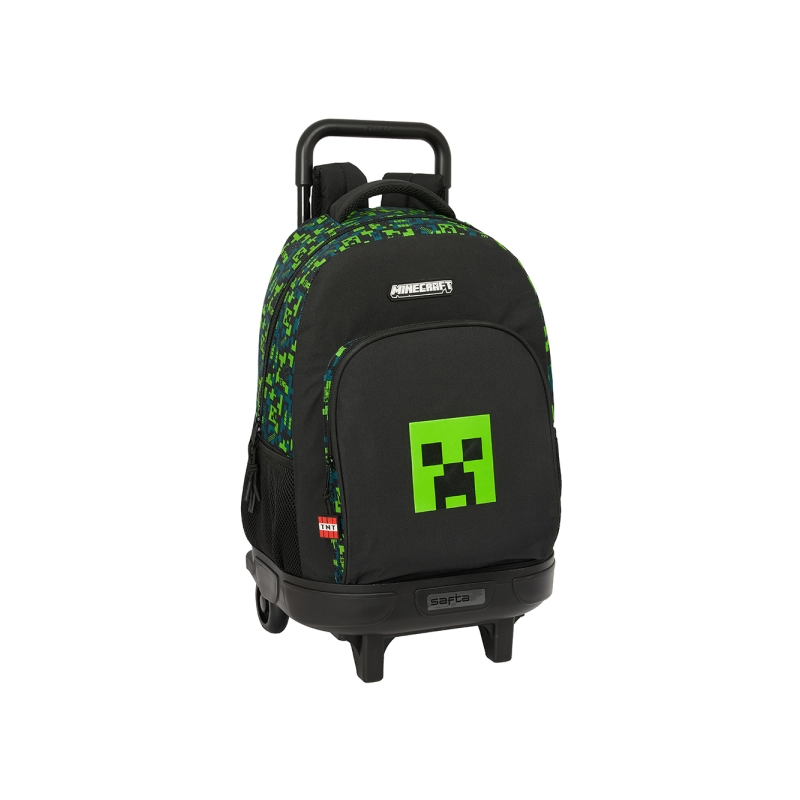 Sac à dos Minecraft TNT avec trolley intégré vert 33 cm Sac à dos Minecraft TNT avec trolley intégré vert 33 cm